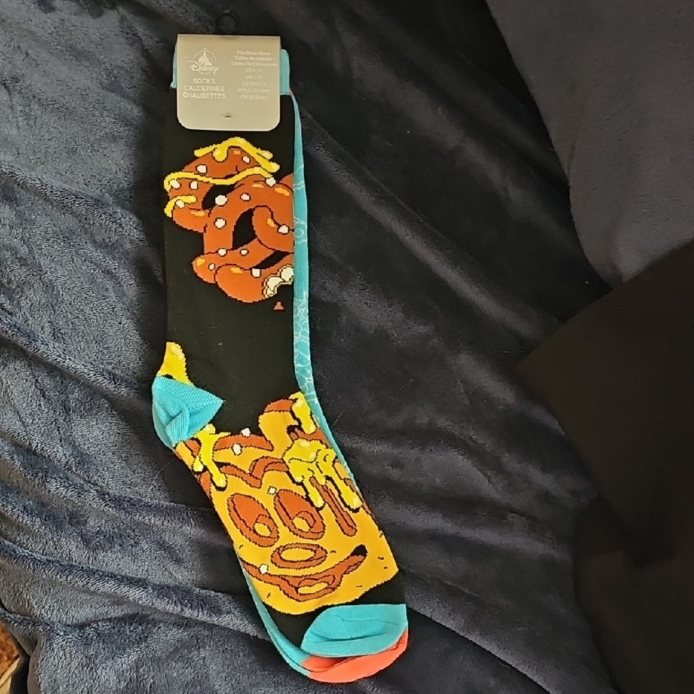 Disney Parks Snacks Socks 2 Pair NWT